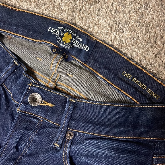 Lucky Brand Jeans cate stacked skinny jeans size 25 - Picture 4 of 5